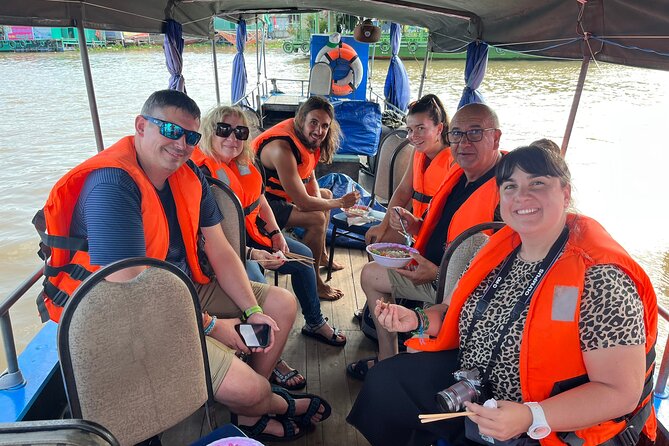 1-Day Cai Rang Floating Market-Biking & Cu Chi Tunnel Trip - The boat stop breakfast: where the Mekong Delta changes pace