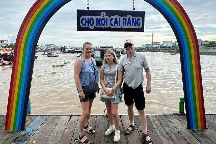 2-Day Mekong Delta Luxury Group Tour from Ho Chi Minh City - Day 2: Cai Rang Floating Market, Bamboo Monkey Bridge, and Noodles