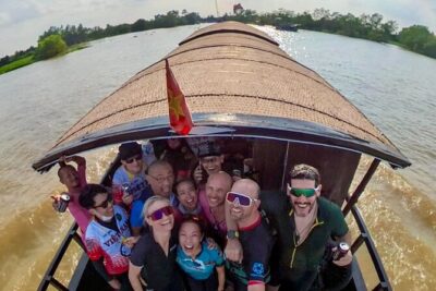 Bike And Boat Mekong Delta Cycling Tour - The Private Boat Segment: 30 Minutes on a Mekong Tributary