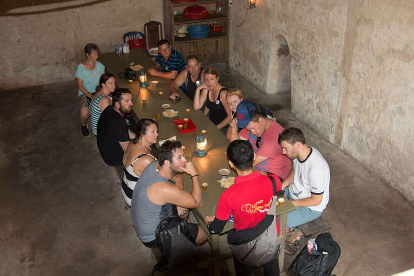 Cu Chi Tunnels Half-Day: Big Group Vietnam War Experience - The Wartime Meal Moment: Cassava and Tea With Context