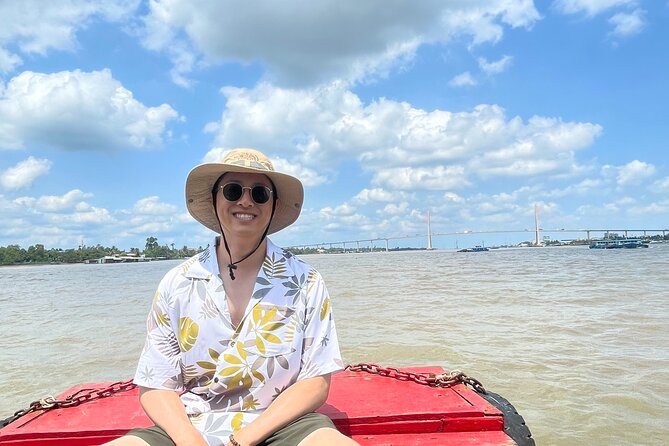 Deluxe Mekong Delta Tour to Floating Market 2 Days 1 Night Trip - My Tho by river: fish cages, floating houses, and quieter canals