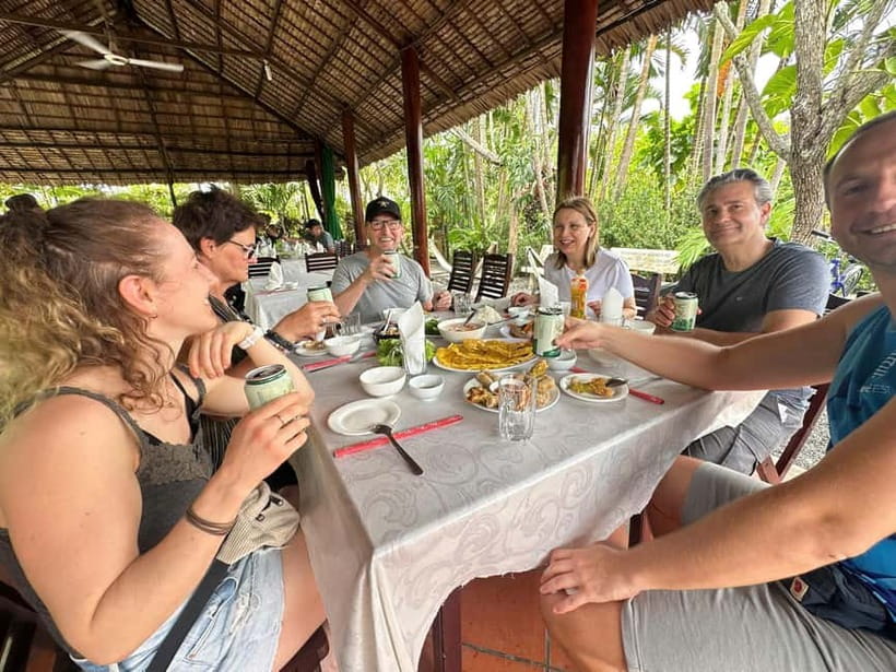 From Ho Chi Minh: Cai Be Boat & Bike Mekong Delta Experience - Cái Bè Family Workshops: Rice Paper, Coconut Candy, and Popped Rice