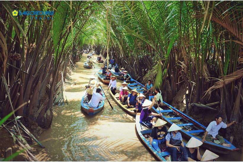 From Ho Chi Minh City: Mekong Delta Day Trip with Lunch - Sampan canals and the Unicorn Islet stop: where coconut trees take over