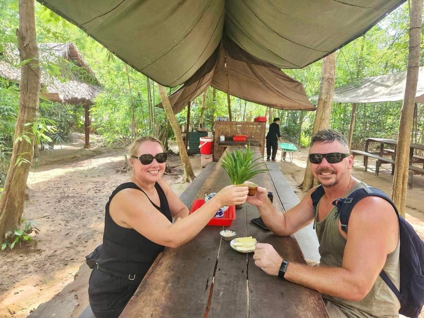 From Ho Chi Minh: Cu Chi Tunnels & Mekong Delta Full Day - Coconut candy, fresh fruit, honey tea, and folk music