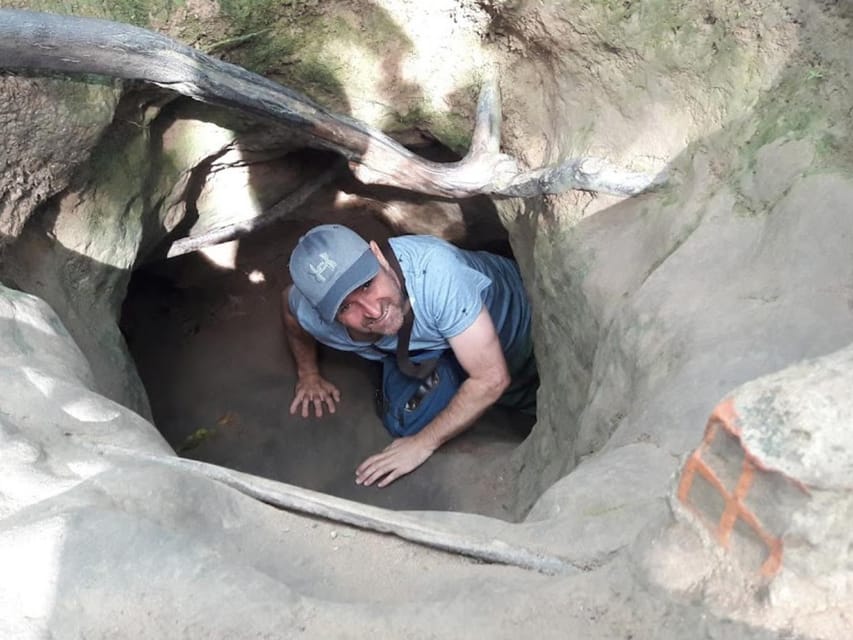 From Ho Chi Minh: Cu Chi Tunnels & Mekong Delta Full Day - Narrow tunnels, documentaries, and camouflage lessons