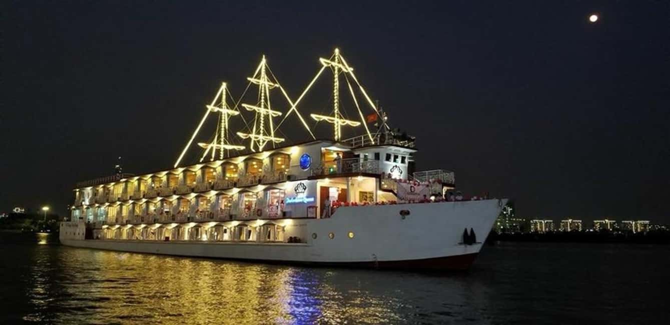 From Ho Chi Minh: Private Table Dinner on cruise Saigon - A 4-hour Saigon River Dinner That Feels Like a Plan, Not a Lottery