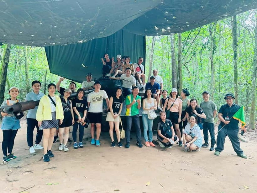 From Ho Chi Minh:Cu Chi Tunnels morning or afternoon w Lunch - Shooting range (optional): AK-47 or MK16, and how it affects the vibe