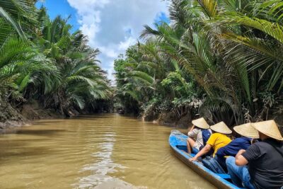 Half Day Dusk on the Mekong -Sunset in Paradise - Ben Tre’s coconut island walk: where the pace gets real