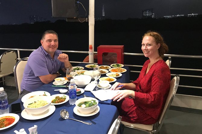 Ho Chi Minh City by Night - Dinner on River Junk - Dinner on the river: what’s good value here