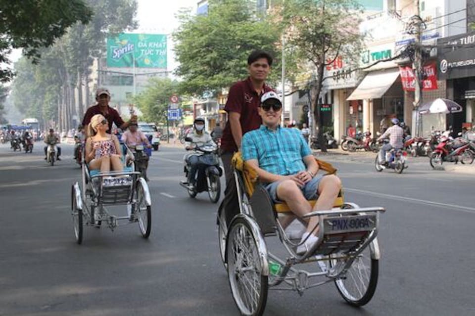 Ho Chi Minh City Cyclo Tour with English Speaking Guide - Notre Dame Cathedral and Sa Saigon Post Office Interior Views
