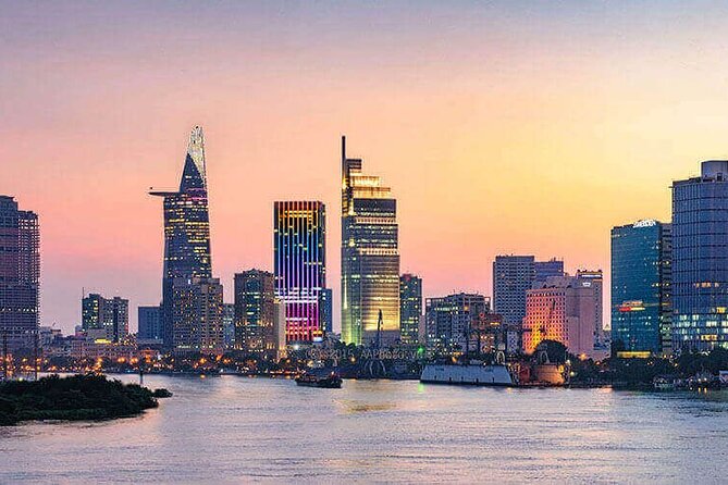 Ho Chi Minh City Luxury Dinner Cruise – Saigon Princess - The night skyline you’ll see from the river
