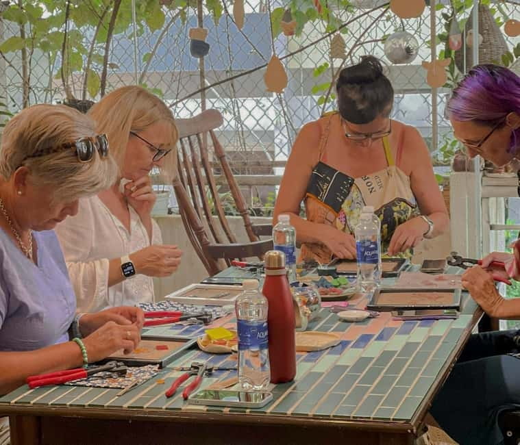 Ho Chi Minh City: Mosaic Art Workshop in a Secret Spot - Making your own mosaic piece during the 4 hours