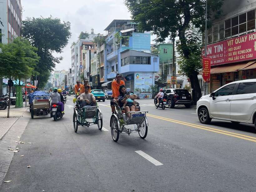 Ho Chi Minh City Sightseeing Panoramic Cycling Tour By Cyclo - Nguyễn Hu Walking Street: Where the City Shows Its Everyday Side