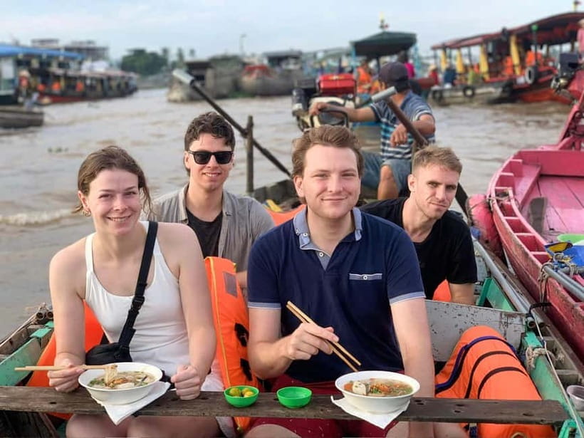 Ho Chi Minh: Group Cai Rang Floating Market 1 Day Tour - Hu Tieu noodle making: the workshop that makes the market make sense