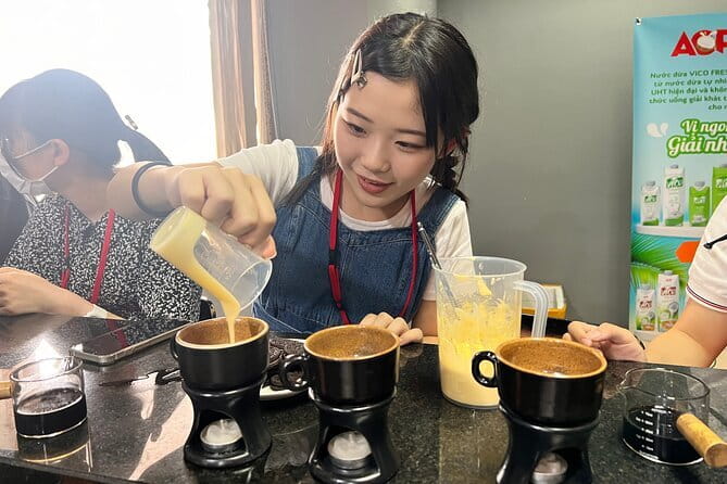 Mastering Egg Coffee-Course on 4 traditional types of Viet coffee - The other three cups: condensed milk, sea salt, and coconut