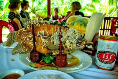 Mekong Delta 4 Islands, TukTuk, Boat, Try Khot Cake Local Cooking - My Tho and Vinh Trang Pagoda: A Culture Stop That Sets the Mood