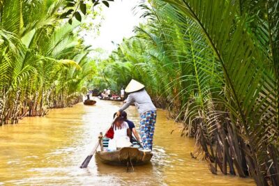 Mekong Delta Guided Tour from Ho Chi Minh City - My Tho waterways: motorboat energy, then sampan calm