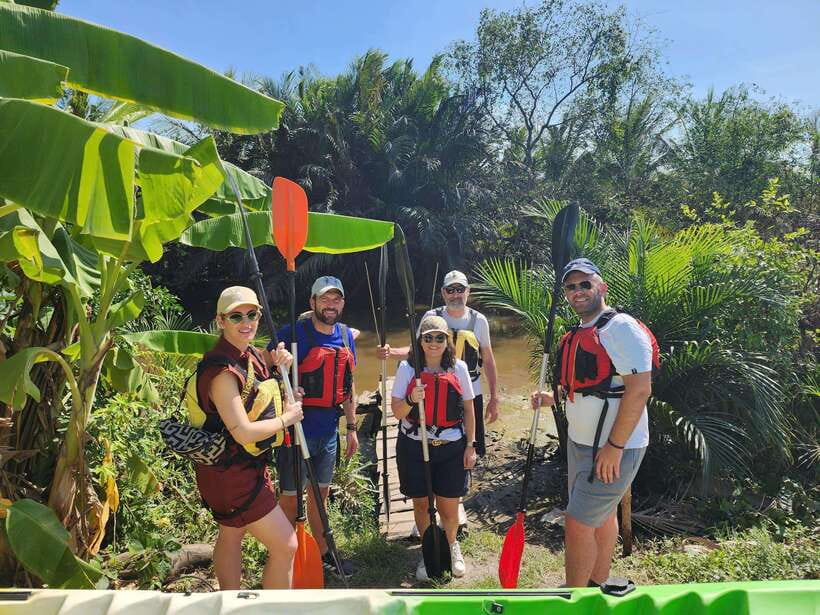 Mekong Delta Nature Private Day Trip: Bicycle-Kayak-Cano... - Kayaking the coconut water forest: quieter water, slower pace