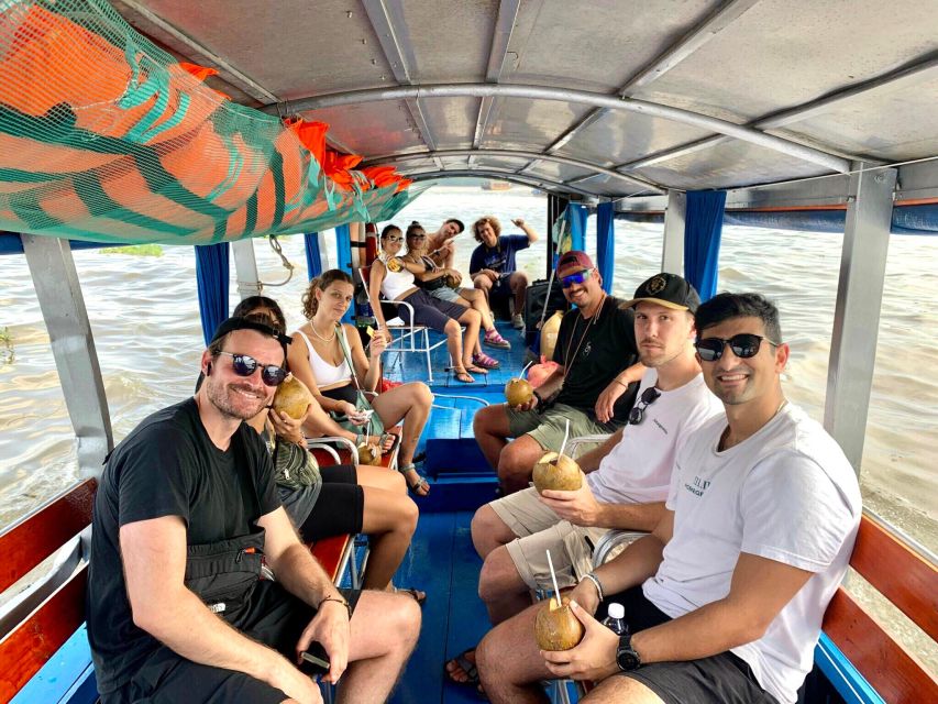 MeKong Delta Tour - My Tho to Ben Tre: boat life and the Unicorn & Coconut Island stop