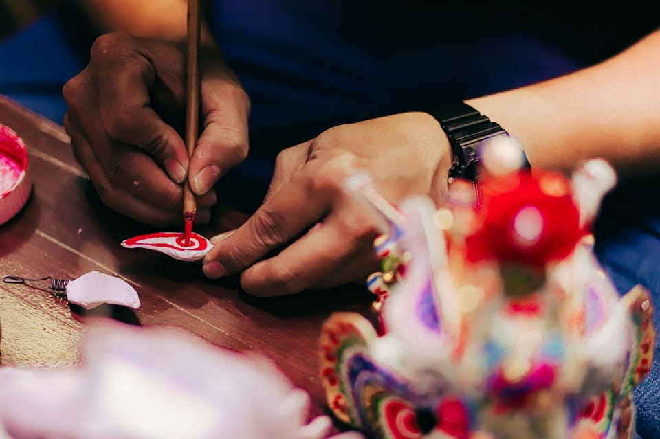 Mini Lion head decoration workshop - Linking it to Cho Lon: a smart cultural add-on