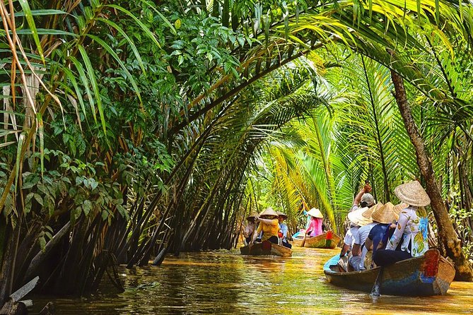My Tho Ben Tre Mekong River full day trip - Vinh Trang Pagoda: a large pagoda stop that anchors the day