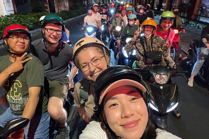Private Discover Saigon Hidden Spots on Night Motorbike Adventure - District 3 tribute stop: a respectful pause in the ride