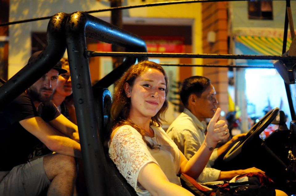 Private Jeep Tour Saigon by Night & Cruise Dinner with Music - When weather and timing may affect the evening