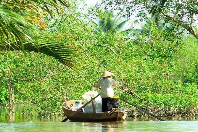 PRIVATE LUXURY Mekong 1 Day with Biking, Fishing, Cooking Class & BBQ LUNCH - Biking and village walking moments that break up the boat day