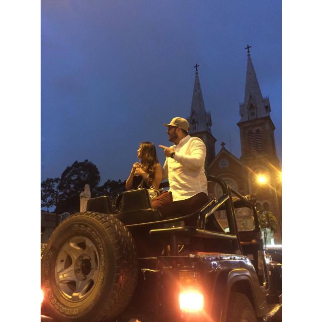 Saigon by Night: Private City Tour by Jeep and Skybar Drink - Rooftop bar payoff with a free drink and city views
