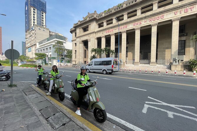 Saigon Morning and Afternoon Adventure by Vespa - The early start in Saigon: Thu Thiem tunnel and the riverside sunrise