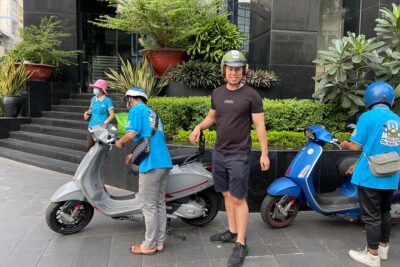 Saigon Morning and Afternoon Adventure by Vespa - District 4 wet market and the alleyway wake-up calls