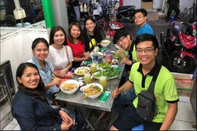 Saigon Night Sights & Local Food by Motorbike| Opt: Ao Dai Riders - Stop 1: Fish Noodle Soup and a Taste of Saigon’s Layers