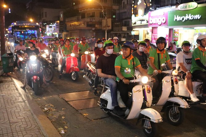 Saigon Vespa By Night Street Food Tour 4,5 Hours - Ending at a music bar: where style, sound, and youth show up