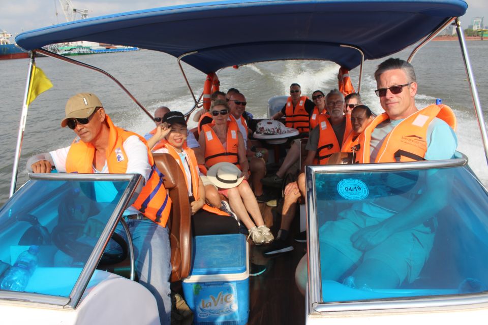 VIP Tour Enjoy Romantic Sunset by Speed Boat Free Cocktail - Saigon River route highlights: bridges, Vinhomes, and fishermen life